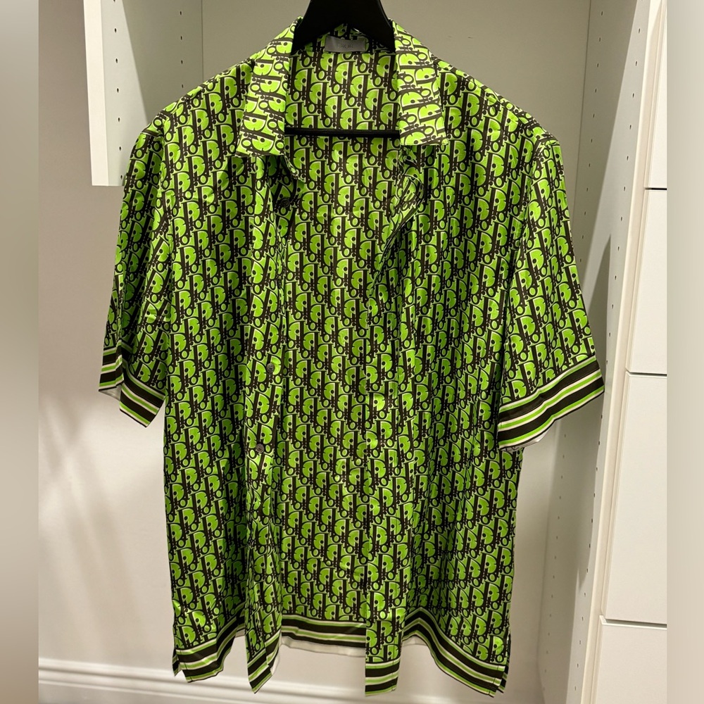 Dior Oblique Silk Twill Shirt